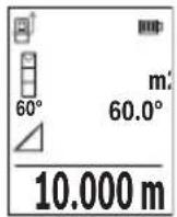 BOSCH GLM 50-27 GC Professional - c) Pośredni pomiar długości (zob. rys. G) - 1