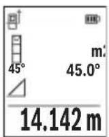 BOSCH GLM 50-27 GC Professional - a) Dolaylı yükseklik ölçümü (bkz. resim E) - 1