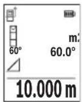 BOSCH GLM 50-27 GC Professional - c) Indirekte lengdemåling (se bilde G) - 1