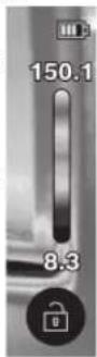 BOSCH GTC 12V-450-13 Professional - Assigning Temperatures on the Basis of the Scale - 1
