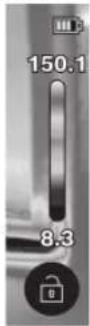 BOSCH GTC 12V-450-13 Professional - Fortolkning af temperaturerne ved hjælp af skalaen - 1
