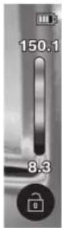 BOSCH GTC 12V-450-13 Professional - Utvrđivanje temperatura na osnovu skale - 1