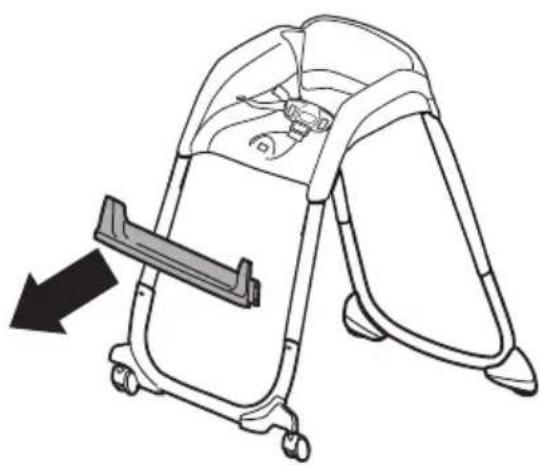 Ingenuity SmartClean - Footrest removal • Eliminación reposapiés Enlèvement des reposepieds - 2