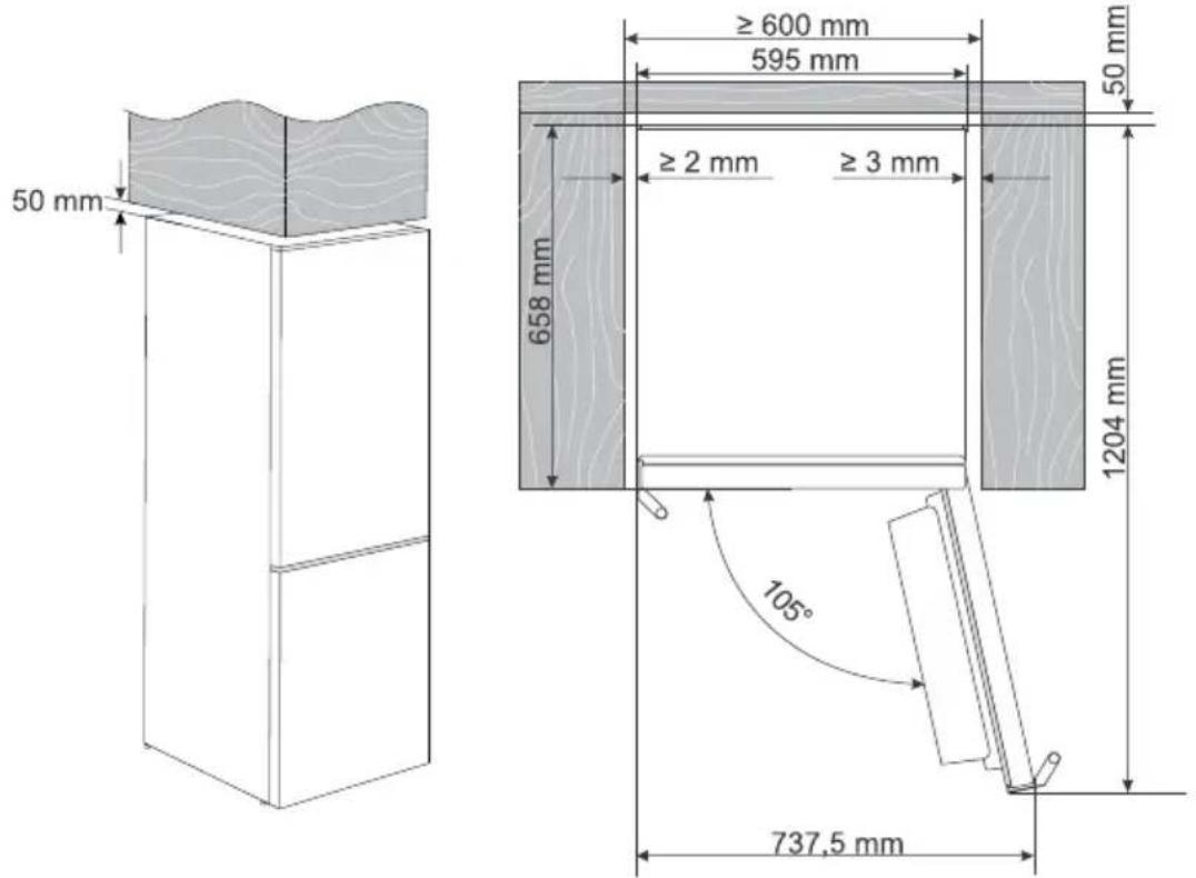 GORENJE NRB620C61X4WFE - Installationdel'appareil - 1