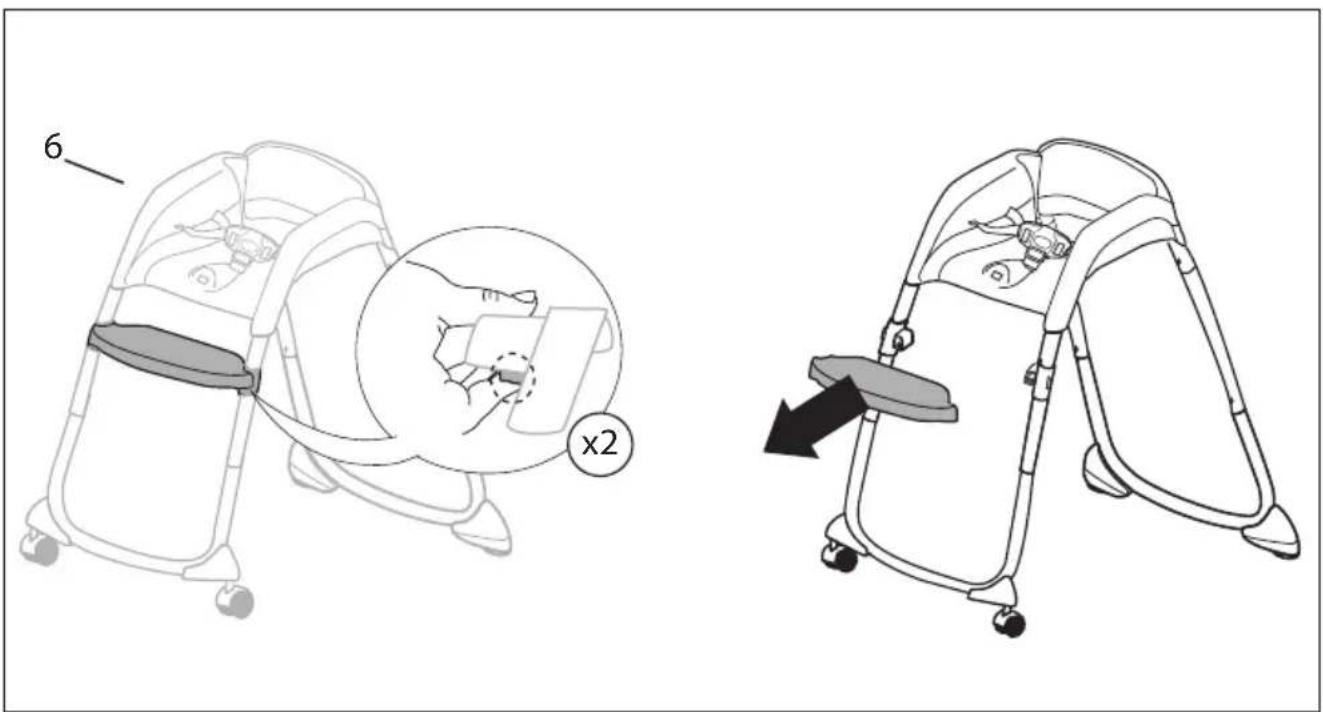 Ingenuity Full Course - Footrest removal Eliminación reposapiés Enlèvement des reposepieds - 1