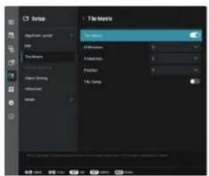 SHARP MultiSync ME862 - Exemple de Tile Matrix 2x2 - 1