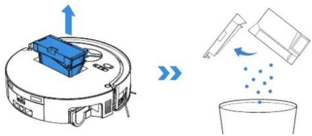ECOVACS DEEBOT X8 PRO OMNI - Contenedor de polvo - 1