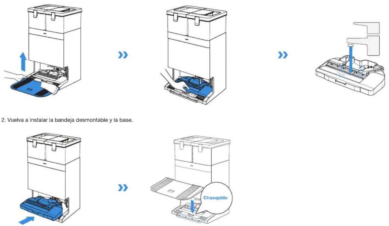 ECOVACS DEEBOT X8 PRO OMNI - ⑥ Bandeja de lavado de las mopas - 1