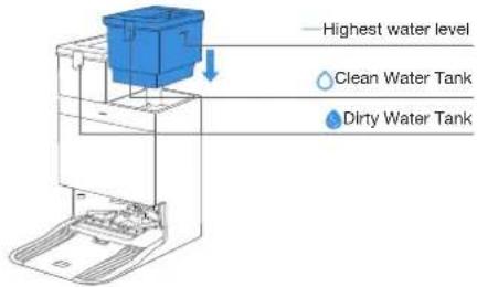 ECOVACS DEEBOT X8 PRO OMNI - ⑦ Clean Water Tank Refill and Cleaning Solution (sold separately) - 2
