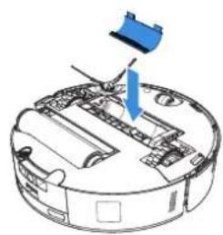 ECOVACS DEEBOT X8 PRO OMNI - ③ Mantenimiento del cepillo principal y el cepillo lateral Limpie el cepillo principal. - 4