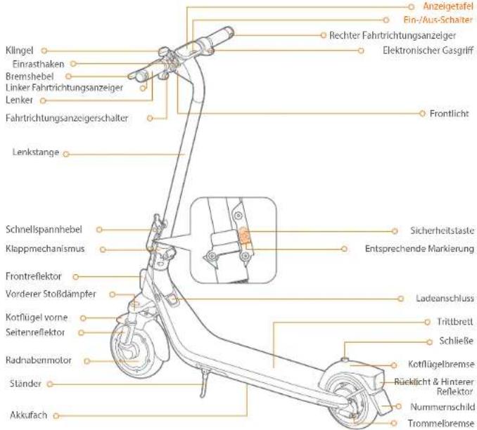 SEGWAY Ninebot KickScooter E2 E II - Abbildung - 1