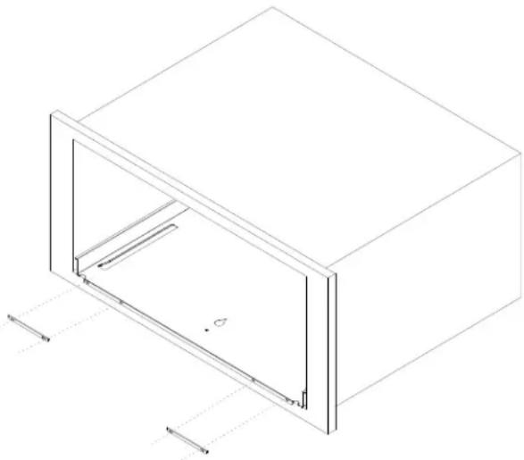 AMANA MTK2227P - Préparation de l'ouverture d'encastrement - 5