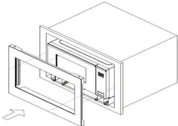 AMANA MTK2227P - Installation du cadre de la trousse de garniture - 1