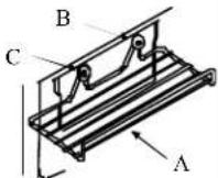 AMANA IC13B - Remove the ice service rack - 1