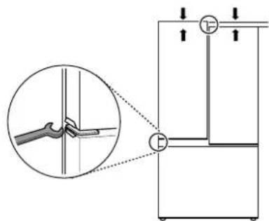 LG LF26C8210S - Refrigerator Type B Left Refrigerator Door - 1