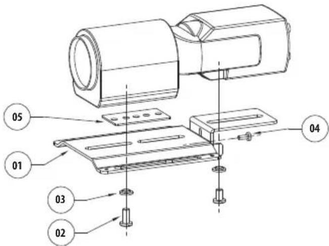 Videotec UPTHT01 - Kit for motorised lenses - 2