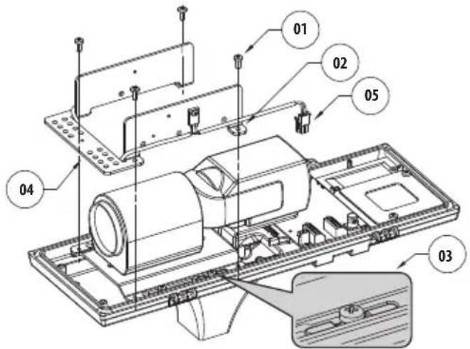 Videotec UPTHT01 - Kit per ottiche motorizzate - 4