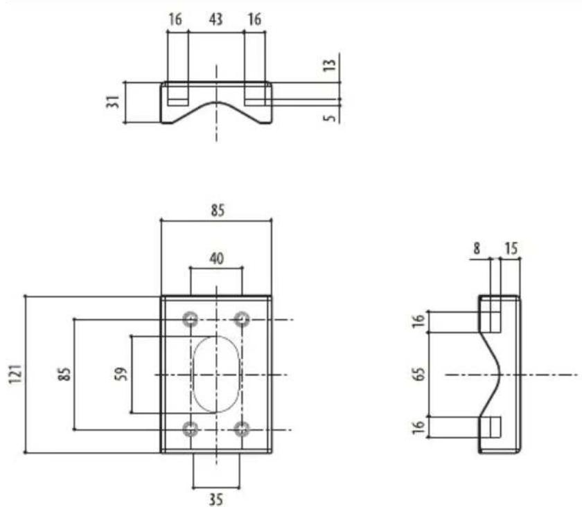 Videotec UEAP - Технические чертежи - 2
