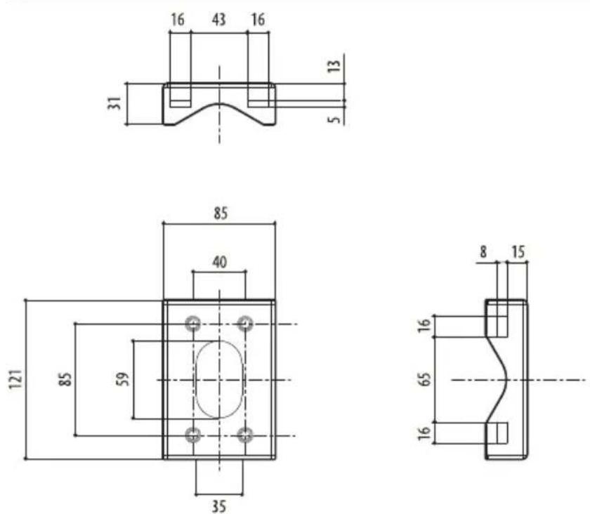 Videotec UEAP - Technical drawings - 2