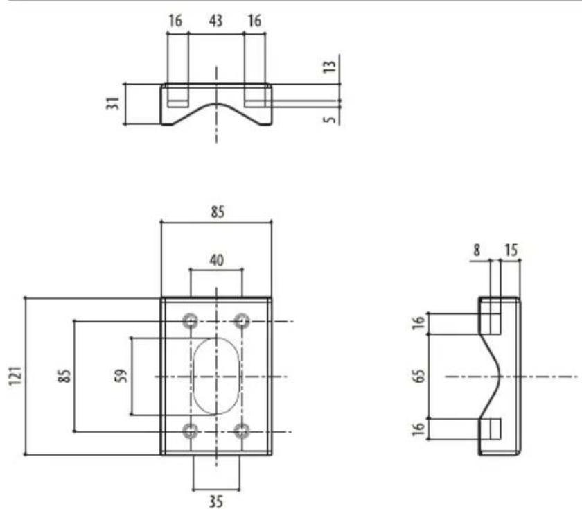 Videotec UEAP - Technische Zeichnungen - 2