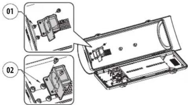 Videotec VERSO POLAR - Installazione del ventilatore - 4