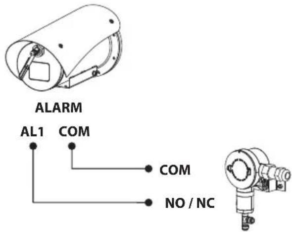 Videotec WASEX - Connection of the pressure switch to the camera (MAXIMUS MVX) - 2