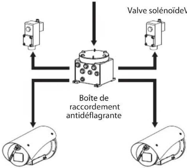 Videotec WASEX - Branchement à la caméra (MAXIMUS MVX) - 2