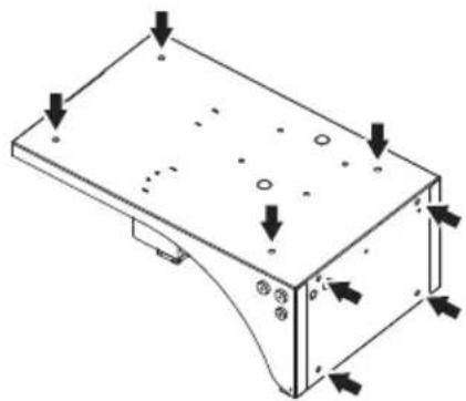 Videotec WASEX - Fixation au mur ou au sol - 1