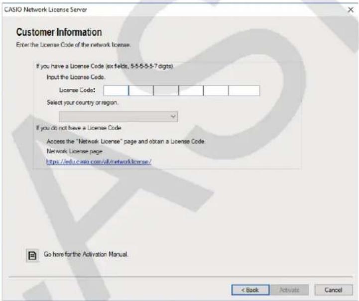 CASIO Activation - Online aktivalas - 3