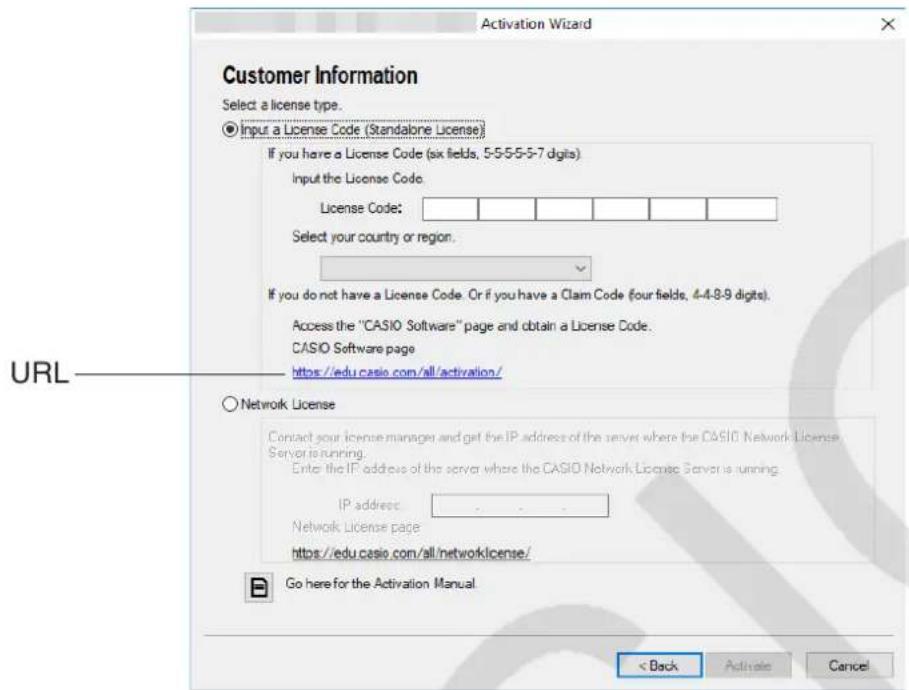 CASIO Activation - Click [Next]. - 1