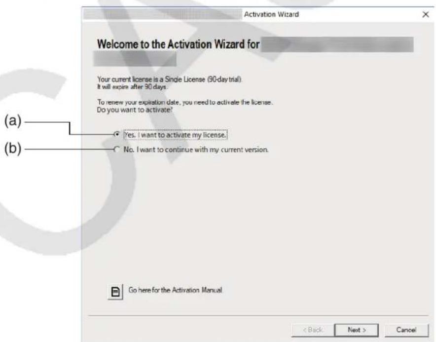 CASIO Activation - ■ Om duinte har en Claim Code - 1