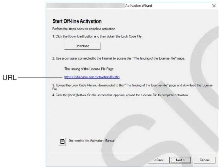 CASIO Activation - - Możliwość przypegowadzenia aktywacje przy bez Internet, sąsi serwer aktywacje jest niedostepny - 1