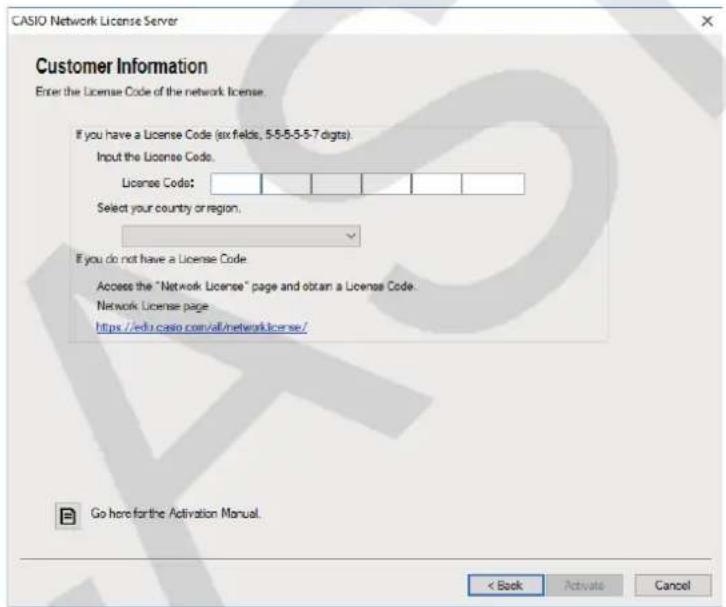 CASIO Activation - Haga cli en [Next]. - 1
