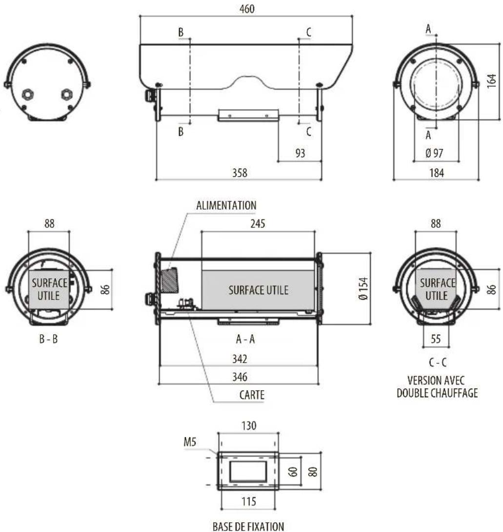 Videotec NXM36 Hi-PoE - Dessins techniques - 2