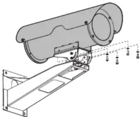 Videotec NXM36 Hi-PoE - Способ установки - 1