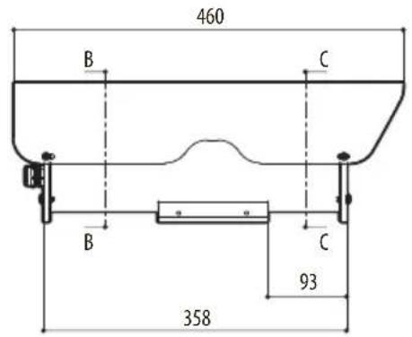 Videotec NXM36 Hi-PoE - Technical drawings - 3