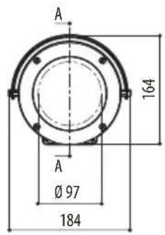 Videotec NXM36 Hi-PoE - Technical drawings - 4