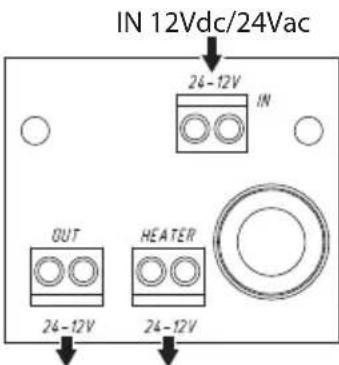 Videotec NXM36 Hi-PoE - Version 12Vdc/24Vac - 2