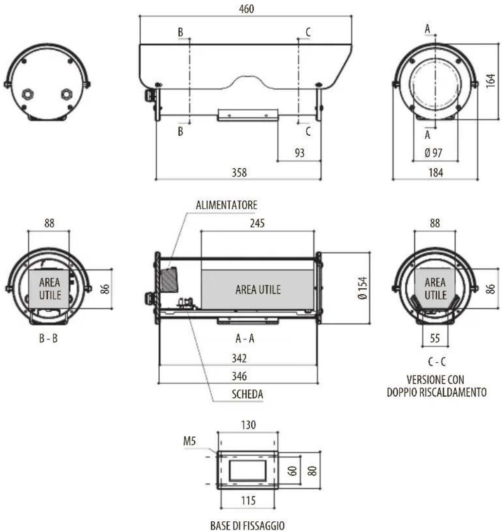 Videotec NXM36 Hi-PoE - Disegni tecnici - 2