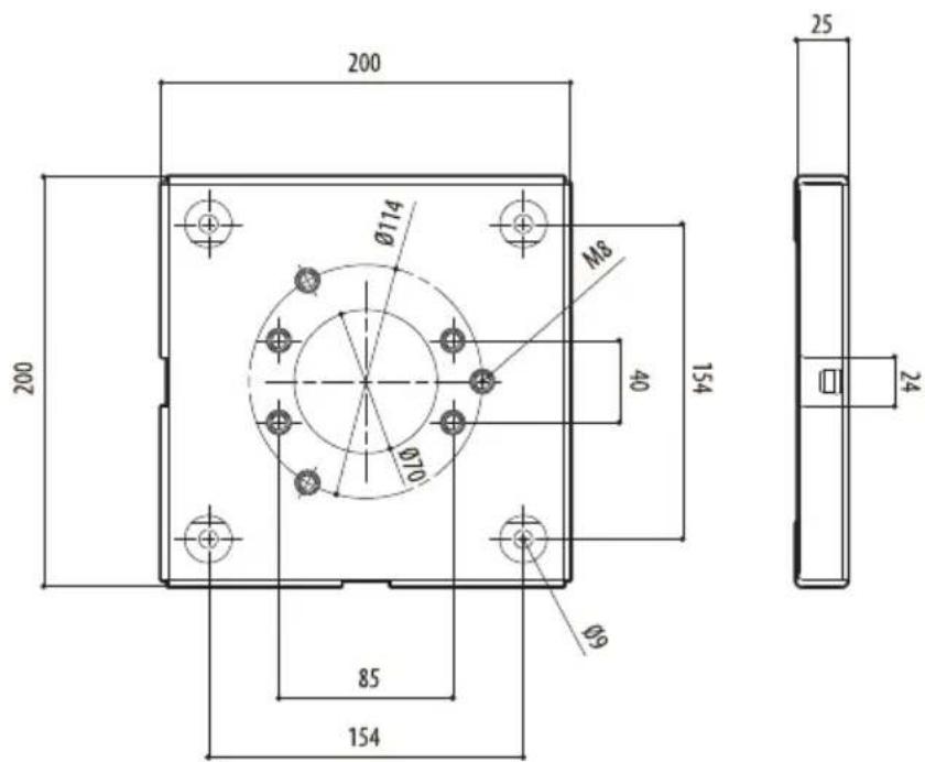 Videotec UEAW - Technische Zeichnungen - 2