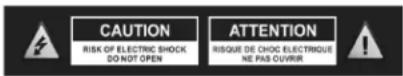 Cerwin-Vega SL-45C - ADVERTENCIA - 3