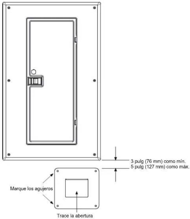 SCHNEIDER HEPD80 - Instalación Encuentre un lugar adecuado para instalar el kit de montaje para empotrar y el - 1