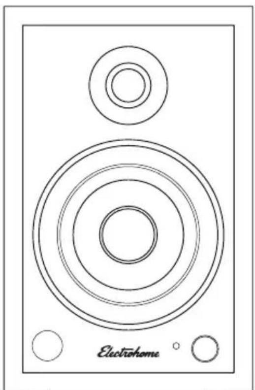 Electrohome EB30 - McKinley Powered Bookshelf Speakers (Model: EB30) - 2