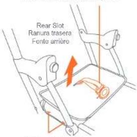 Rear Slot Ranura trasera Fonte armiore