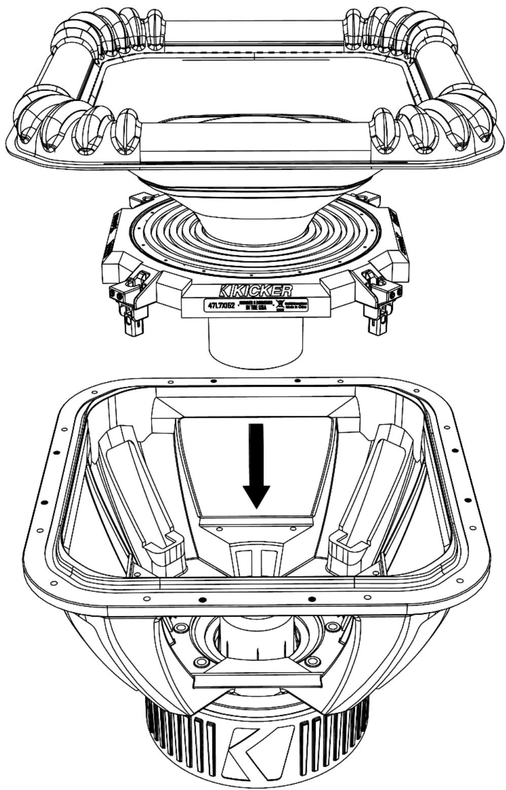 KICKER SoloX 49L7X81 - Re-Cone Kit - 8