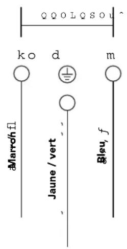 Glem Gas GTH32TC - BRANCHEMENT DE L'APPAREIL À L'ALIMENTATION ÉLECTRIQUE PRINCIPALE - 1