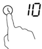 Glem Gas GTH32TC - b) Einstellen des Timers zum Ausschalten einer oder mehrerer Kochzonen - 2