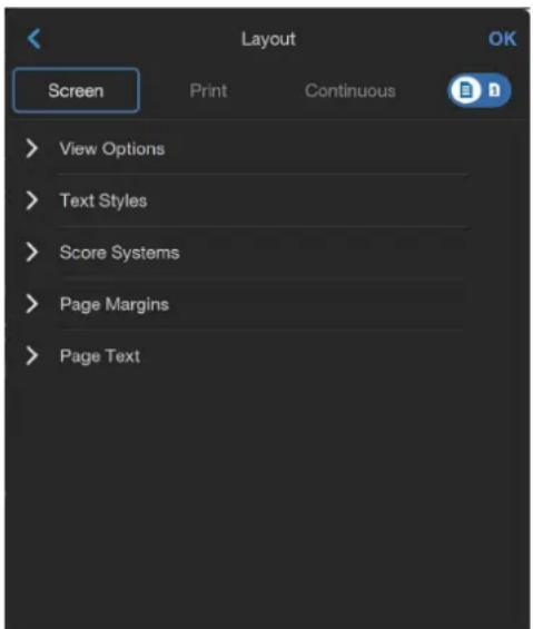 PRESONUS Notion Mobile - Options d'affichage - 1
