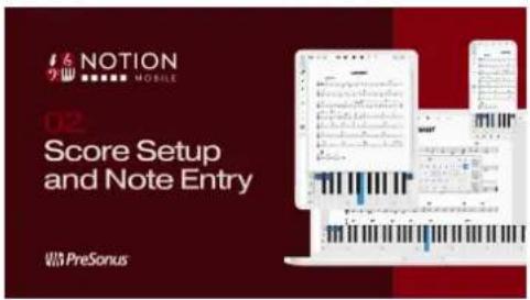 PRESONUS Notion Mobile - Palette étendue - 2