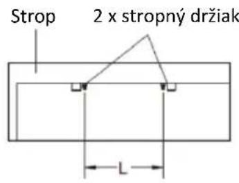 SHX SHXPIRP1200 - Montáž na strop - 3